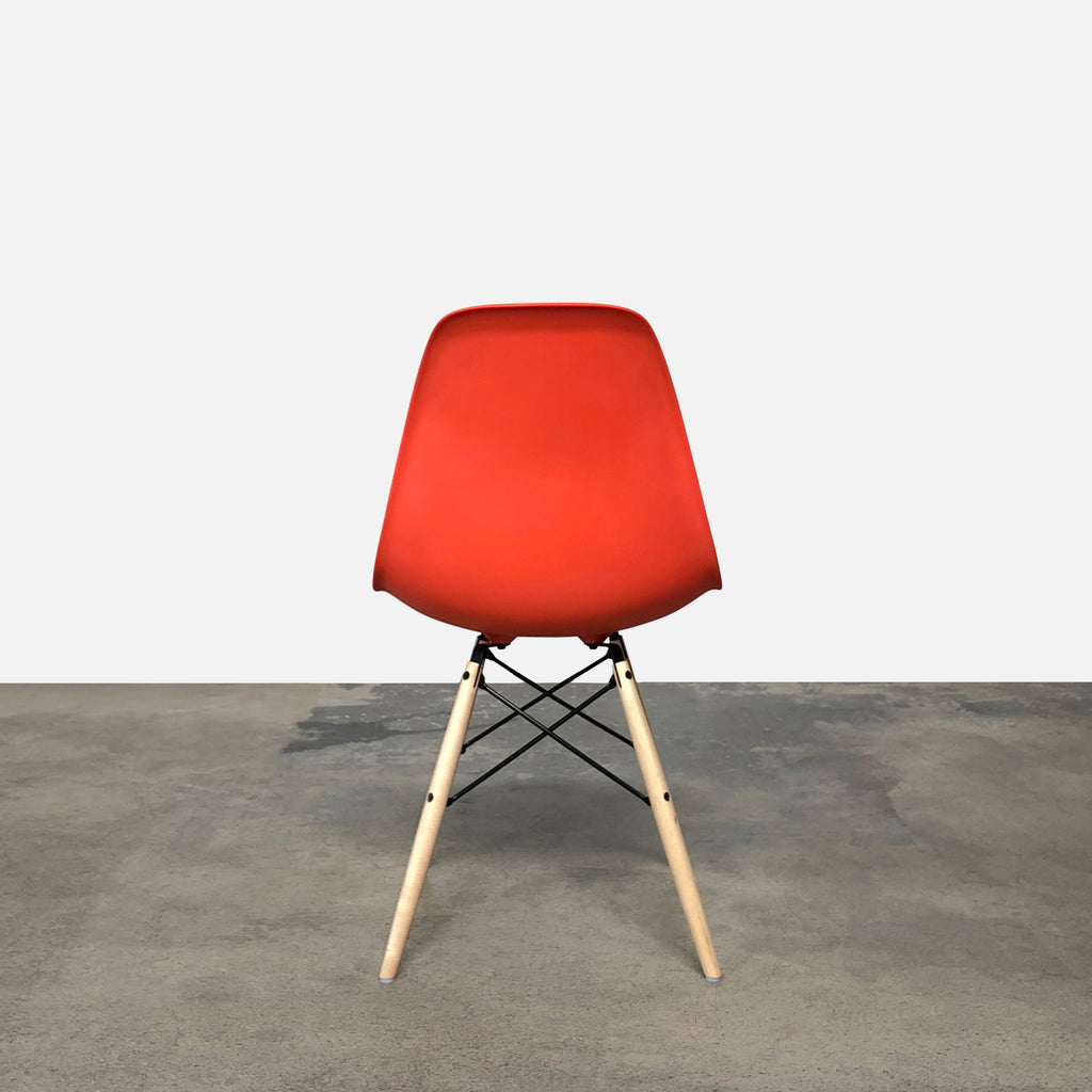Eames Molded Plastic Side Chair with Dowel Base, Dining Chair - Modern Resale