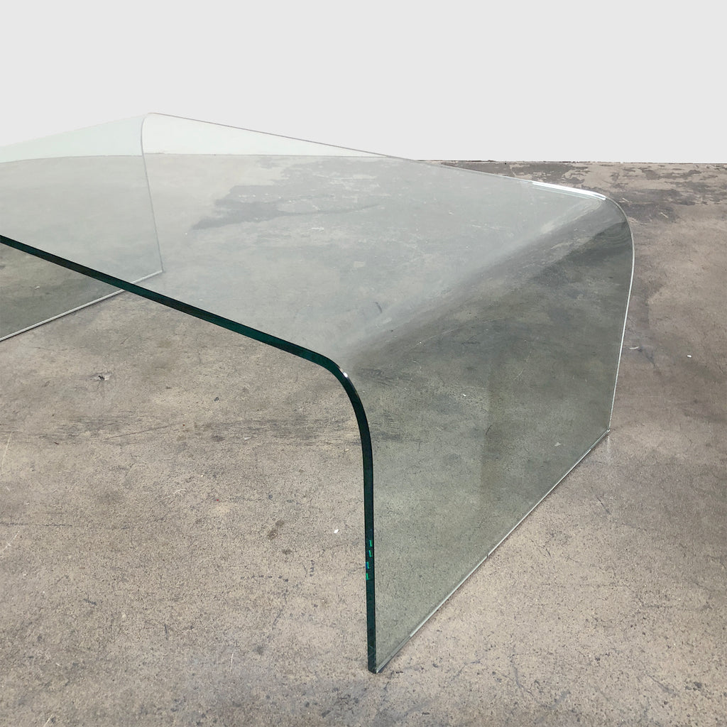 Pont Glass Coffee Table, Coffee Table - Modern Resale