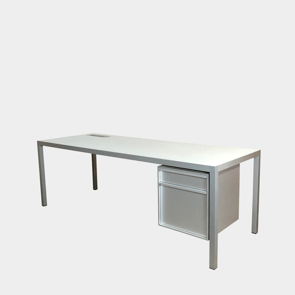 Keramik Executive Desk 86.5", Desk - Modern Resale