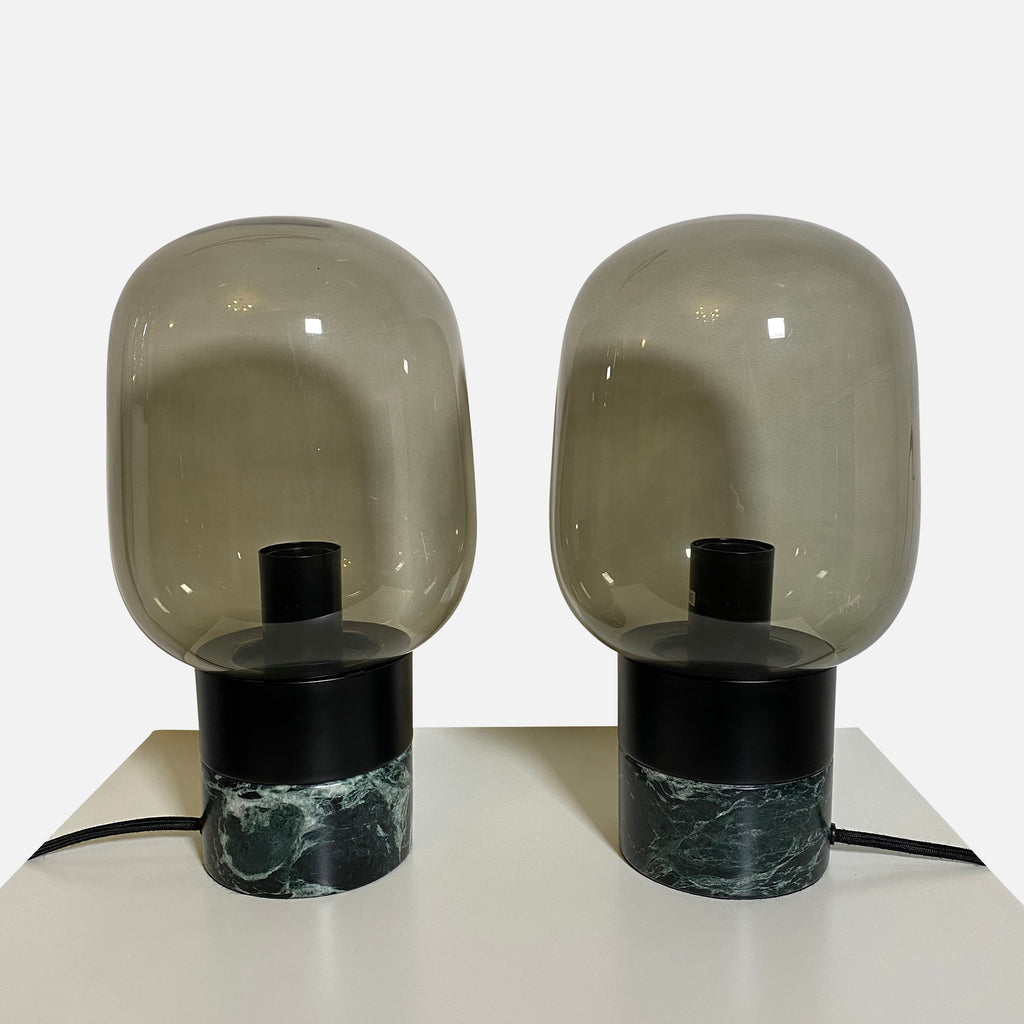 Green Marble Table Lamps, Table Lamp - Modern Resale