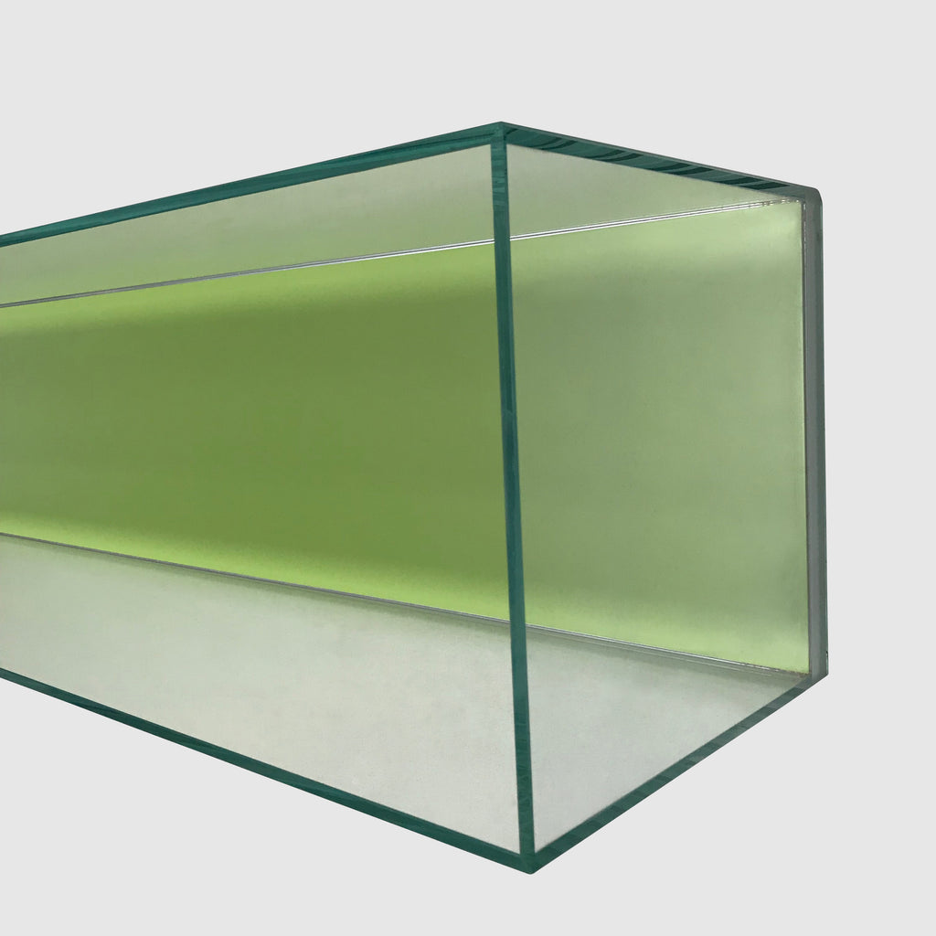 Origamibook Glass Wall Shelf, Bookcase - Modern Resale