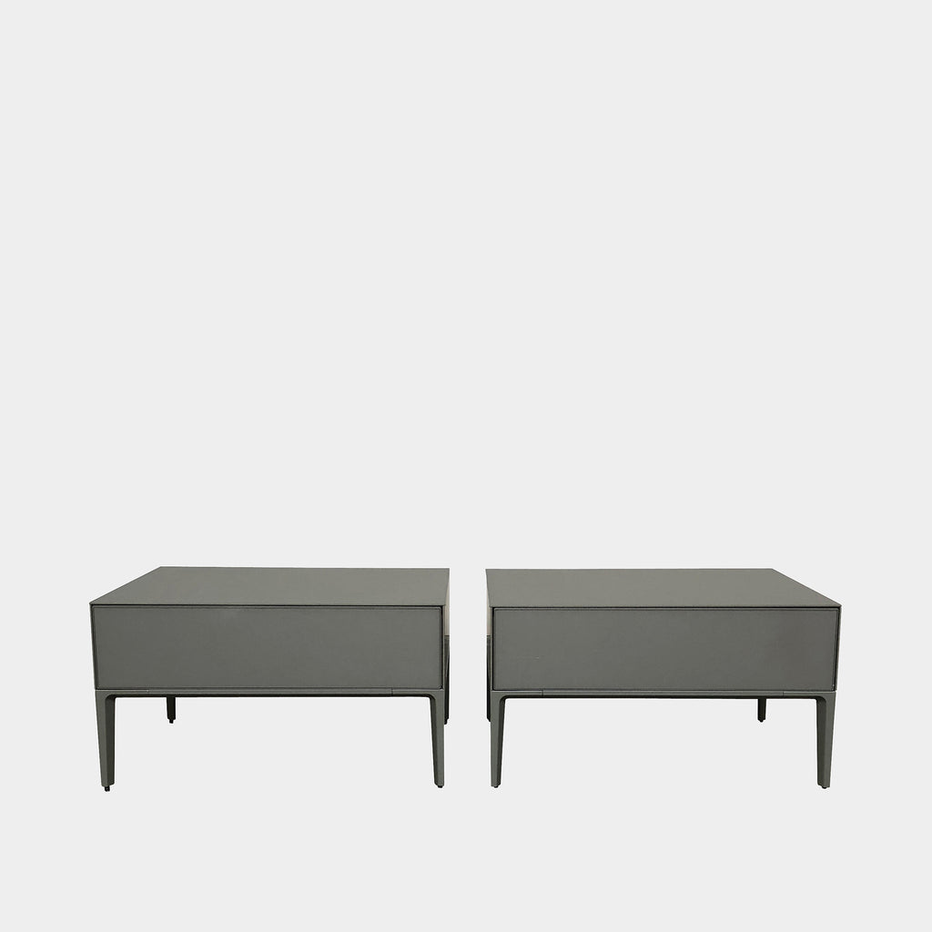 Gray Lacquer Nightstand (2 in stock), Nightstand - Modern Resale