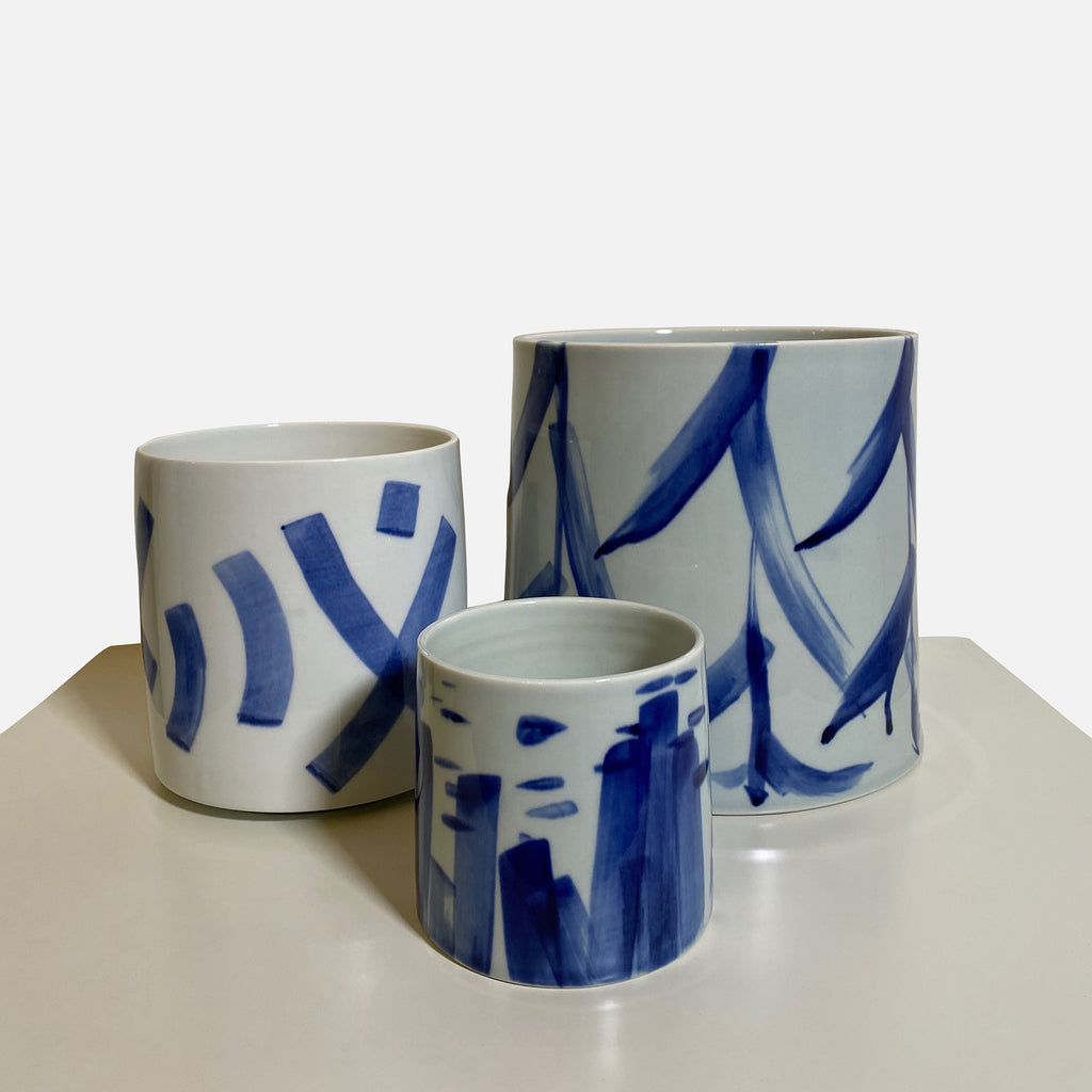 Something Blue Large Vase (2 In Stock), Ceramics - Modern Resale