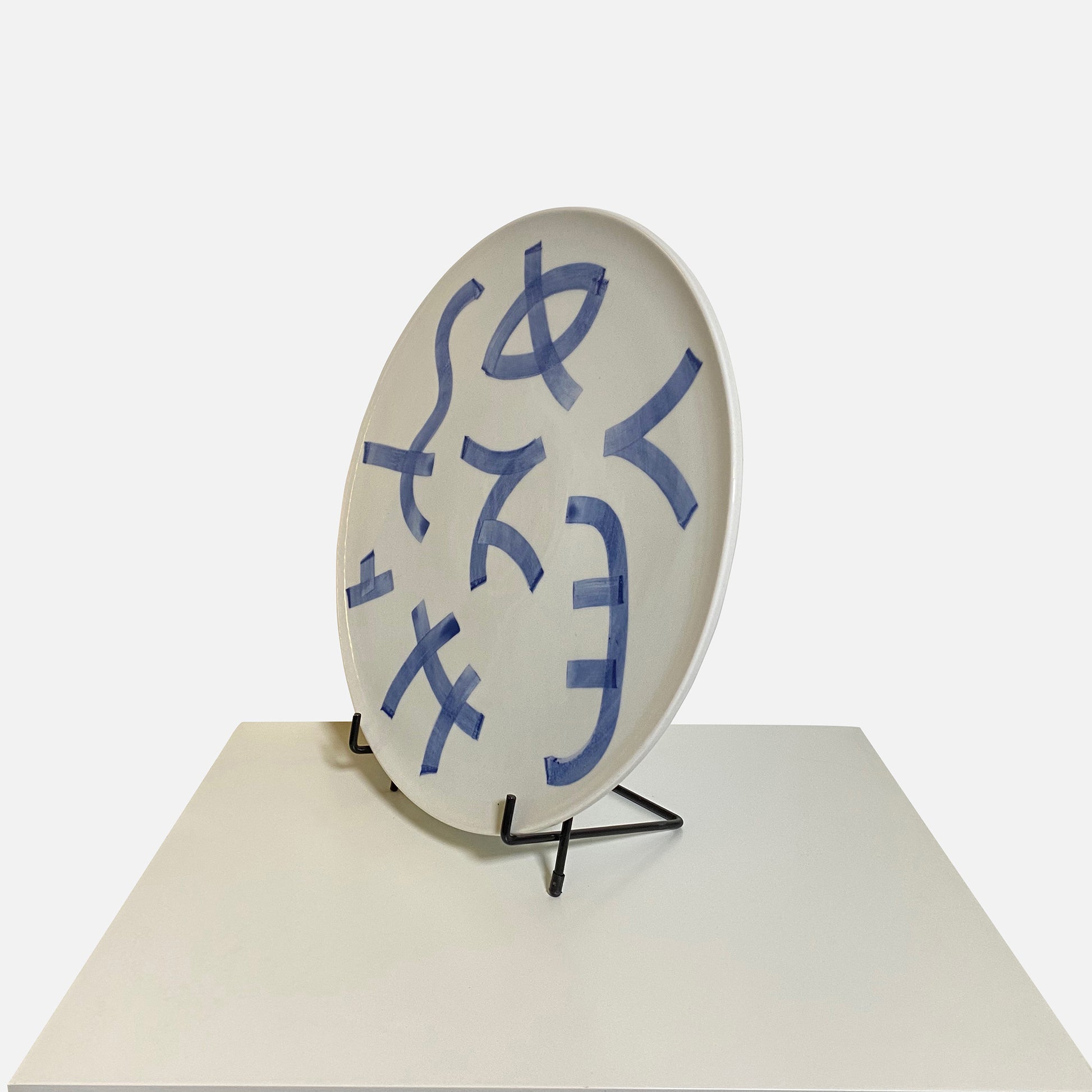 Something Blue Plate, Ceramics - Modern Resale