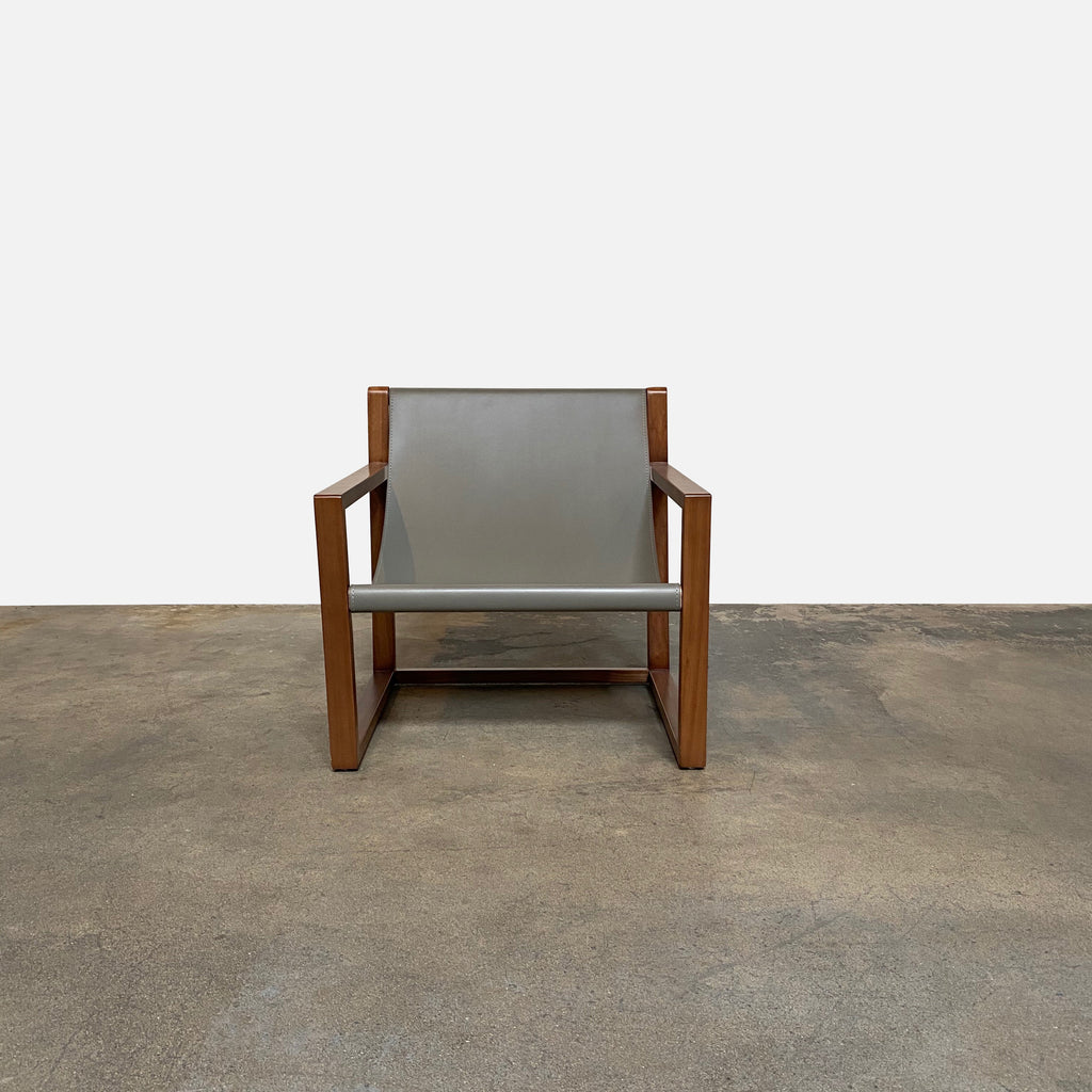 Gray Sling Armchair, Armchair - Modern Resale