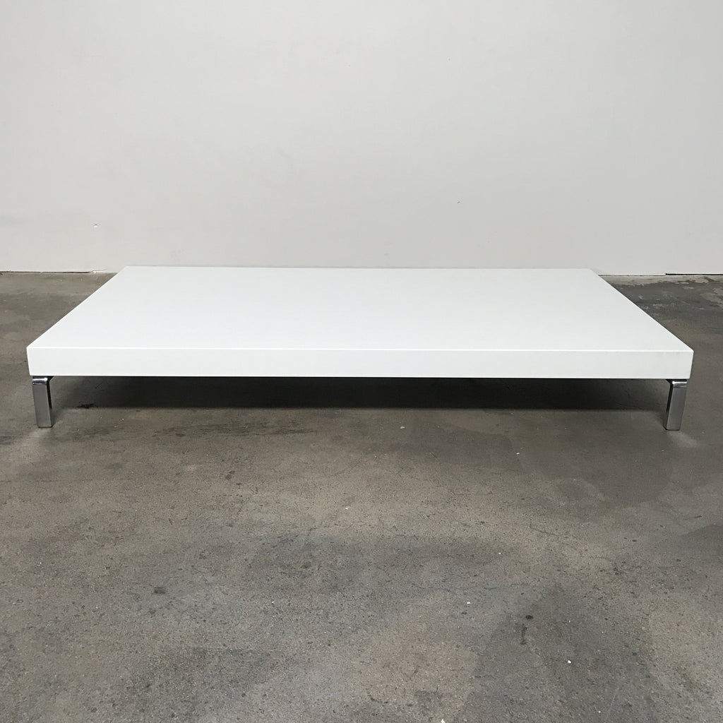 White Greggy Coffee Table - ON HOLD, Coffee Table - Modern Resale