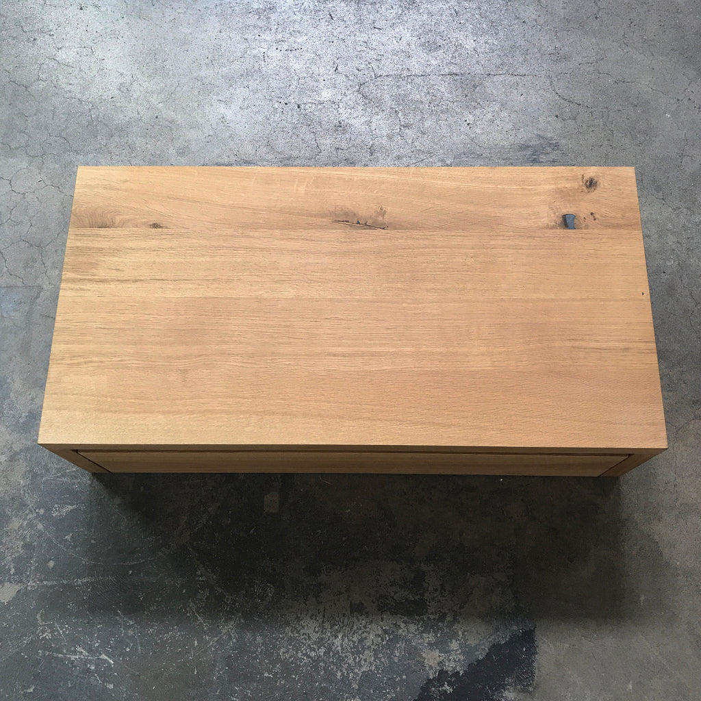 Emil Oak Bedside Table (2 in stock), Nightstand - Modern Resale