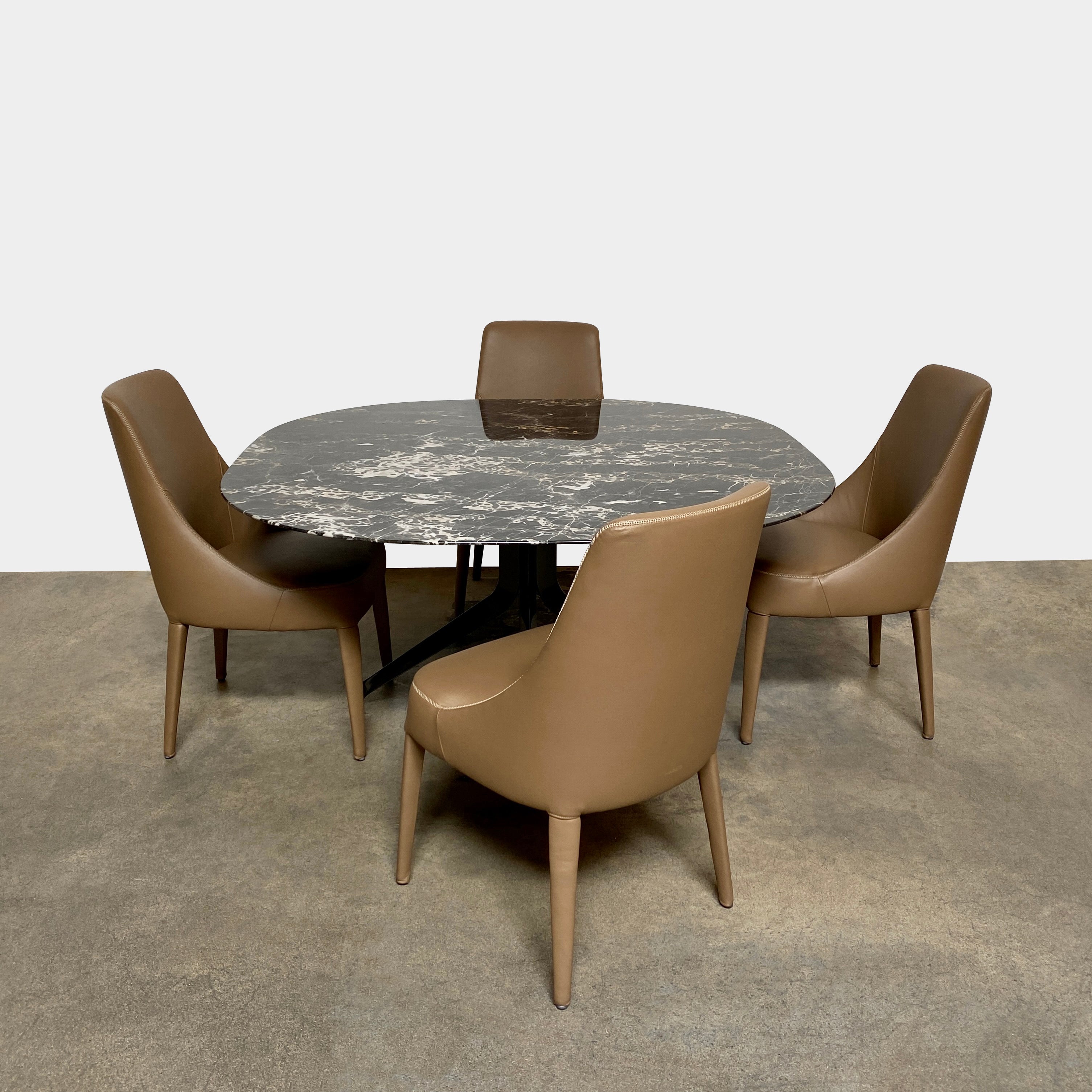 Claydon Marble Dining Table, Dining Table - Modern Resale