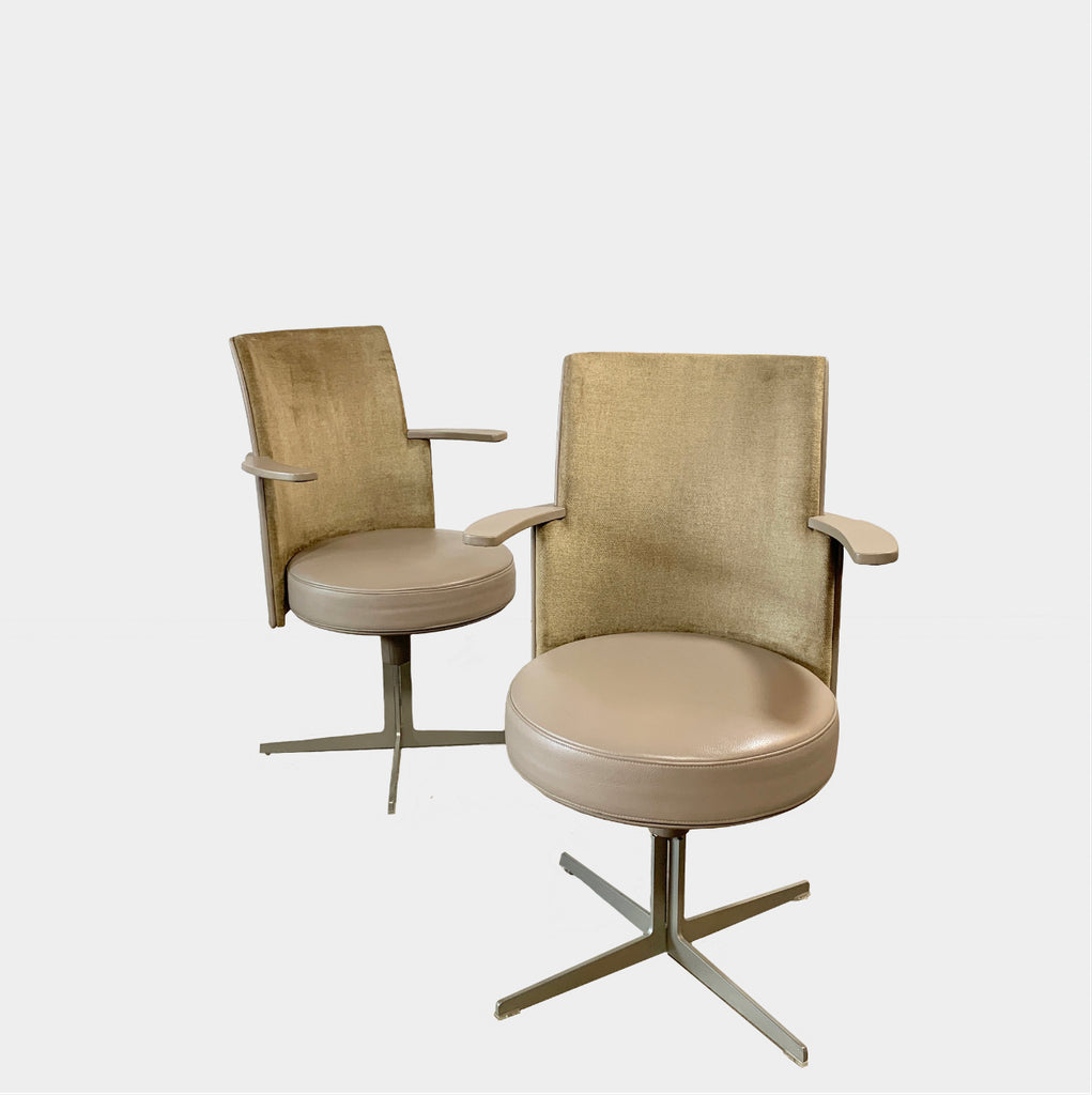 Jeff swivel dining chair with arms, Dining Chair - Modern Resale