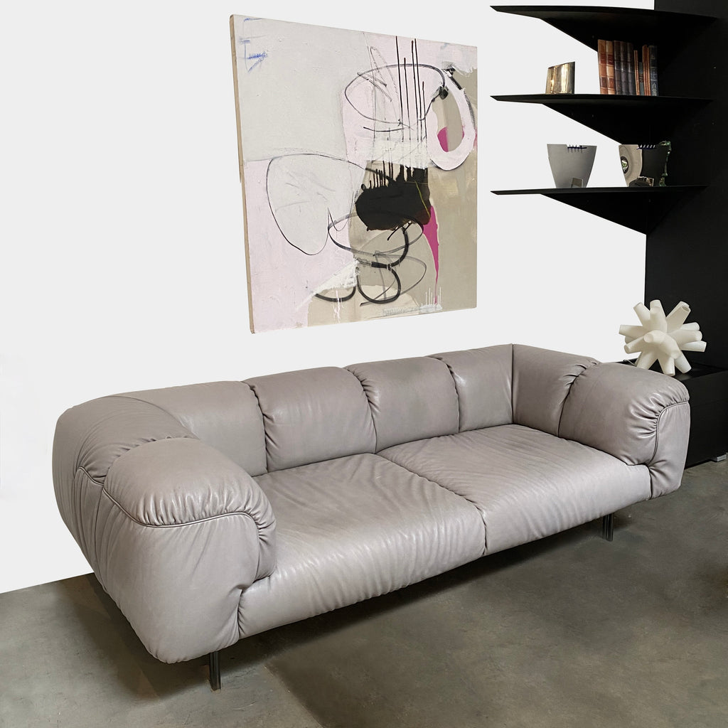 Bebop Leather Sofa, Sofa - Modern Resale