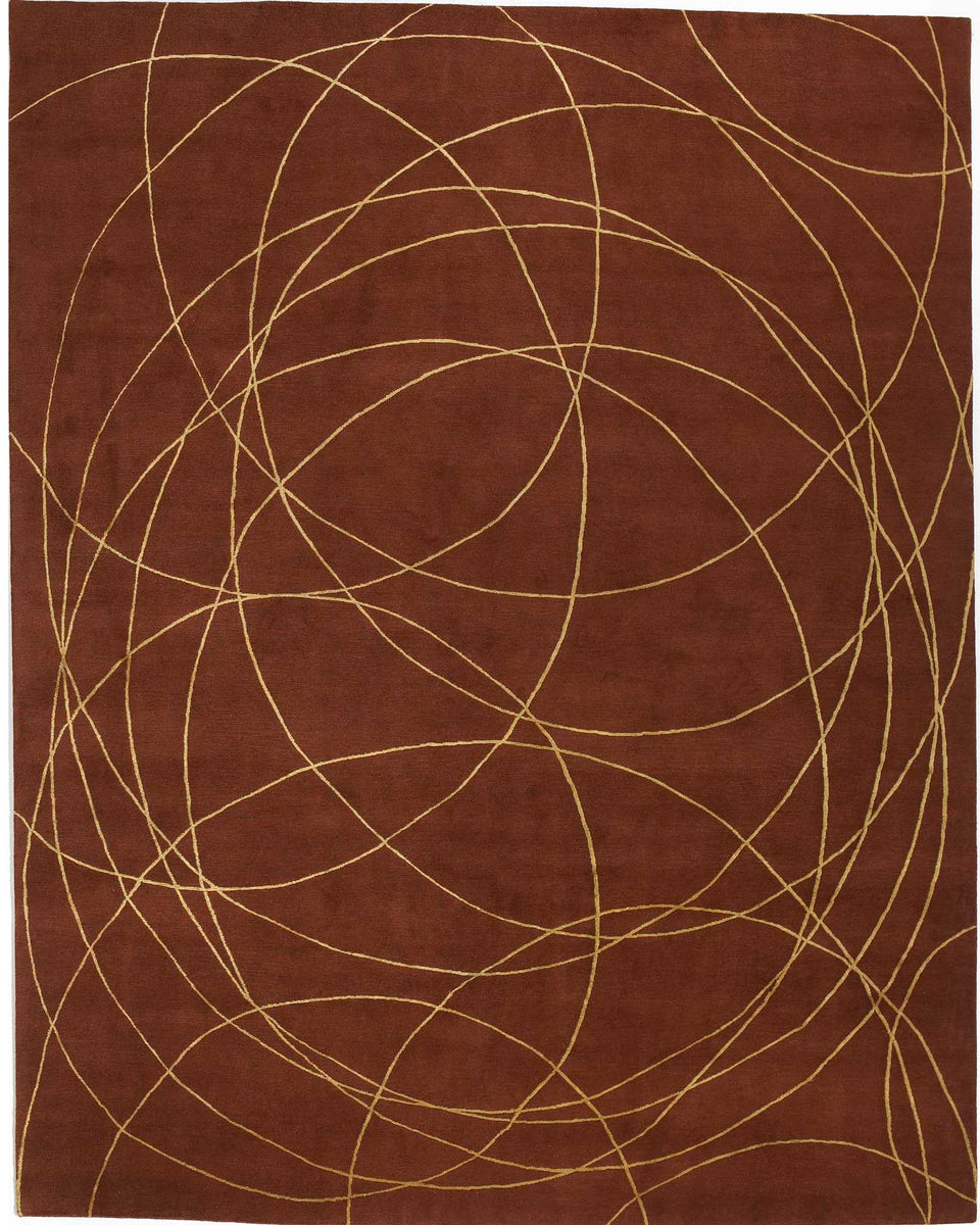 Coil 8'X10' Wool Rug Modern Resale