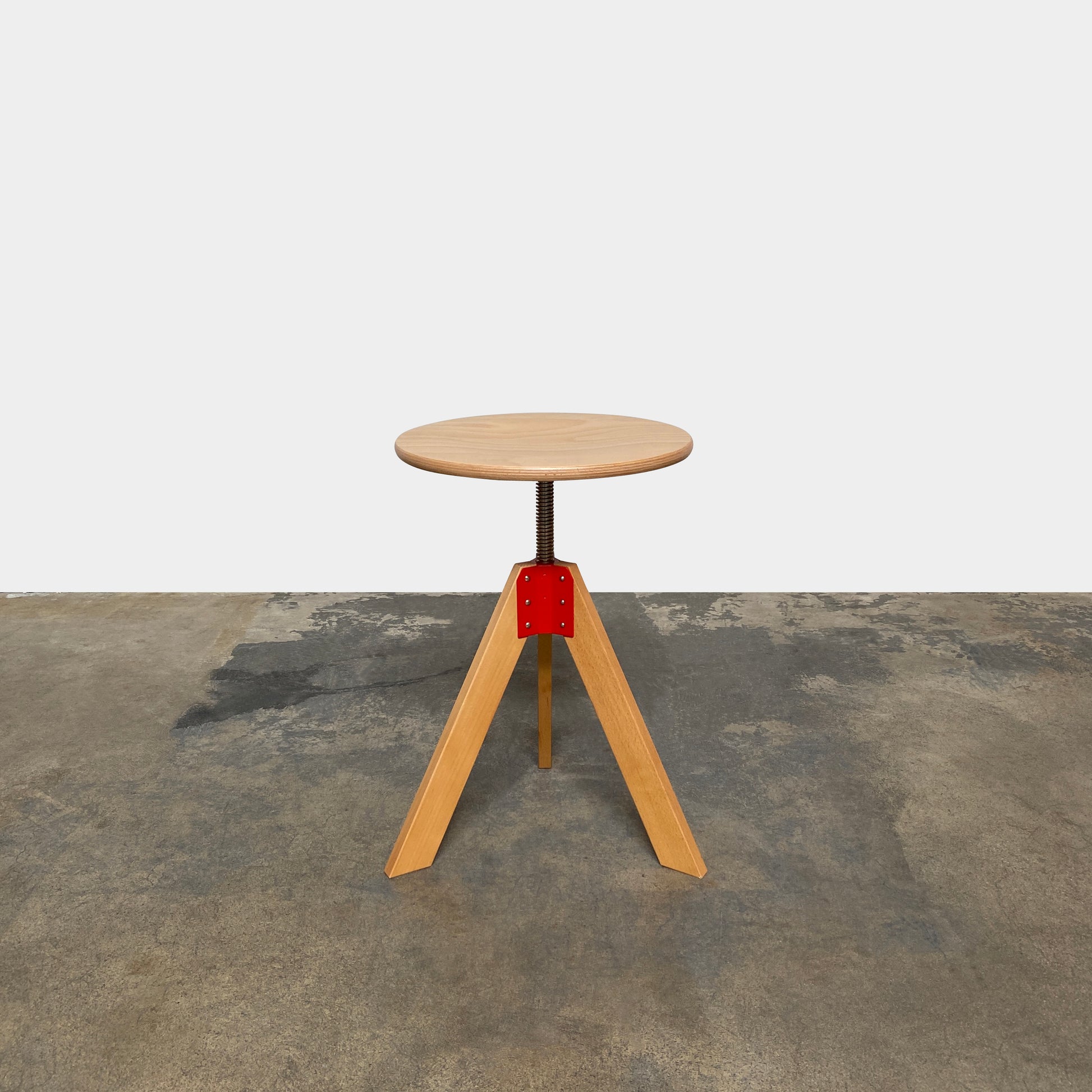 Giotto Wooden Adjustable Stool, Stool - Modern Resale
