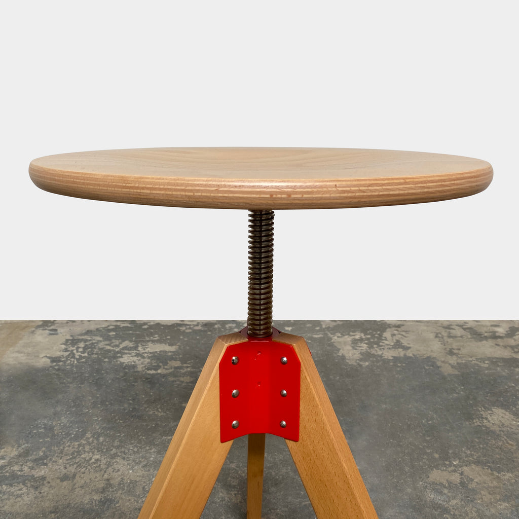 Giotto Wooden Adjustable Stool, Stool - Modern Resale