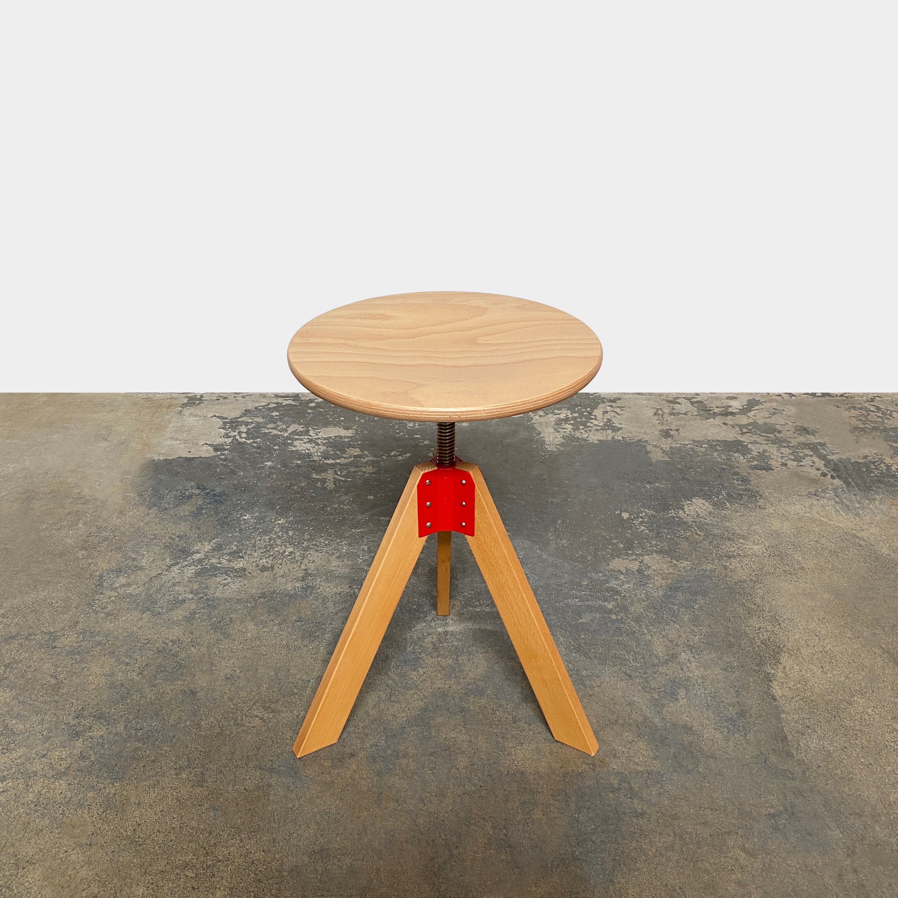 Giotto Wooden Adjustable Stool, Stool - Modern Resale
